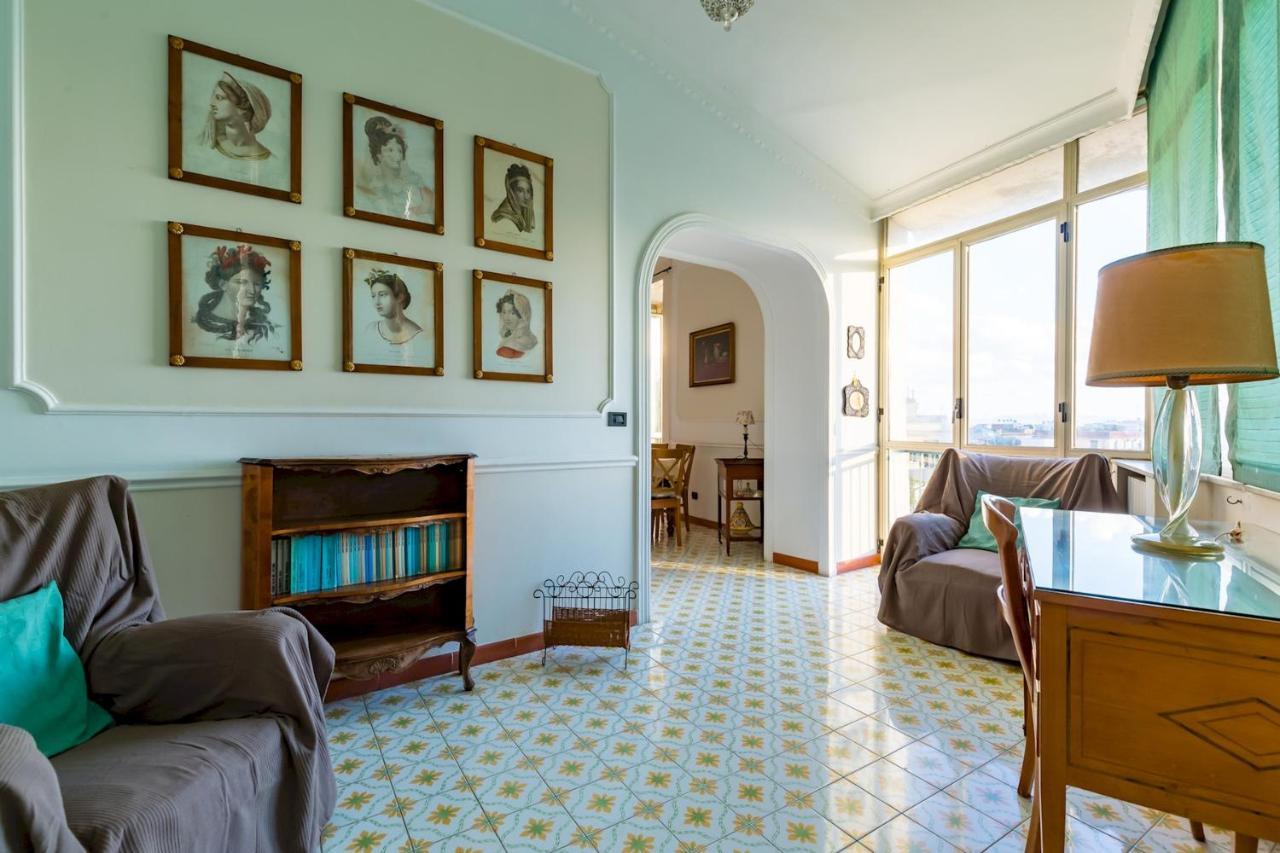 Villa Paola - Hidden Panoramic Garden And Terraces By Napoliapartments Bagian luar foto